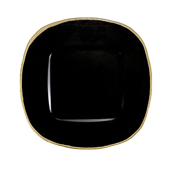 Karaca Kare Supla Altın Mat Siyah