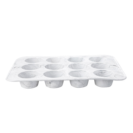 Karaca White Marble Silikon 12li Muffin Kek Kalıbı