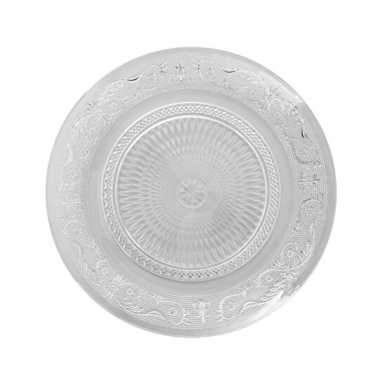 Karaca Lacy Cam Servis Tabağı 25 cm