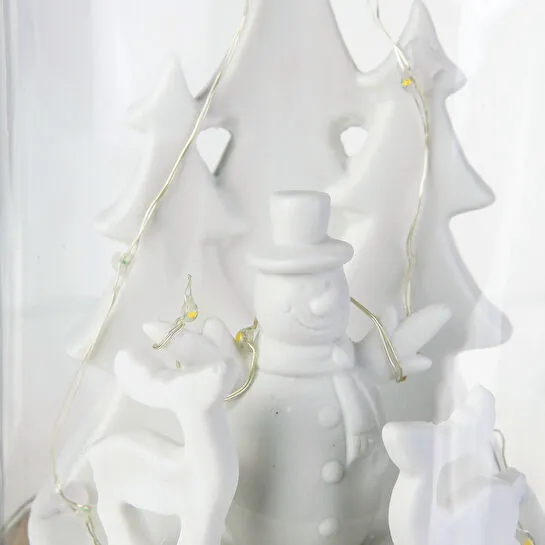 Karaca Nature Büyük Işıklı Obje 10x10x17 Cm