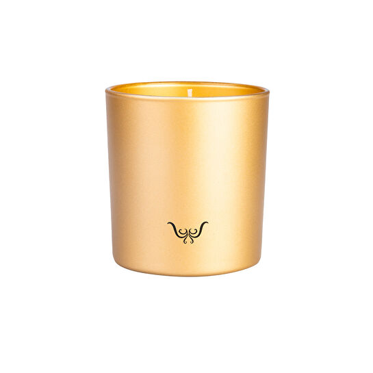 Karaca Sienna 8.5 cm x 9.5 cm Gold Cam Kapta Kokulu Mum