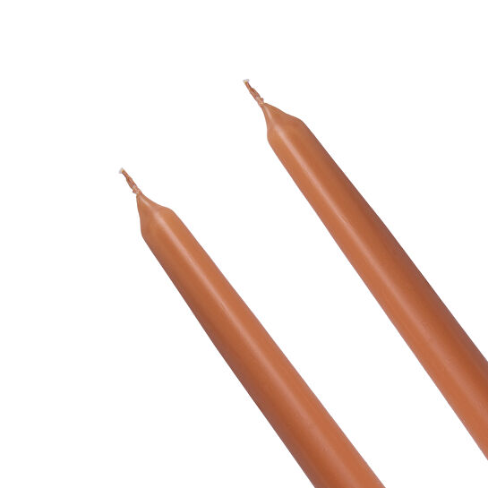 Karaca Andy 2li 24 cm Açık Kahve Şamdan Mum