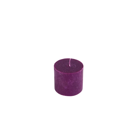 Karaca Mor Silindir Mum 6,5x6 cm 