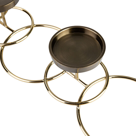 Karaca New Year Yılbaşı Ring 9x29 cm 2li Mumluk