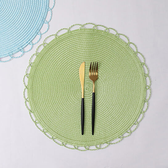 Karaca Sera Woven 2'li Amerikan Servis Yeşil