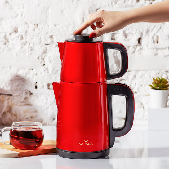 Karaca Tea Break Kırmızı Çay Makinesi