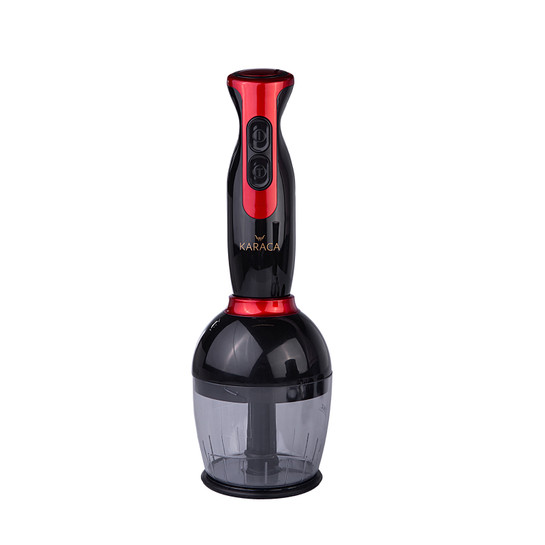 Karaca 4 in 1 Black Red Blendfit Blender Set