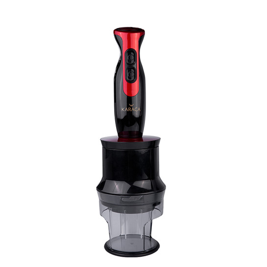Karaca 4 in 1 Black Red Blendfit Blender Set