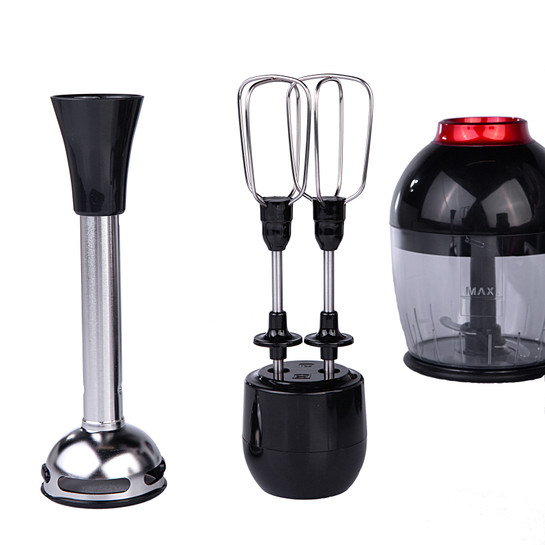 Karaca 4 in 1 Black Red Blendfit Blender Set