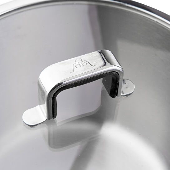 Karaca Orbit İndüksiyon Tabanlı Düdüklü Tencere Seti 4+6 Lt Siyah