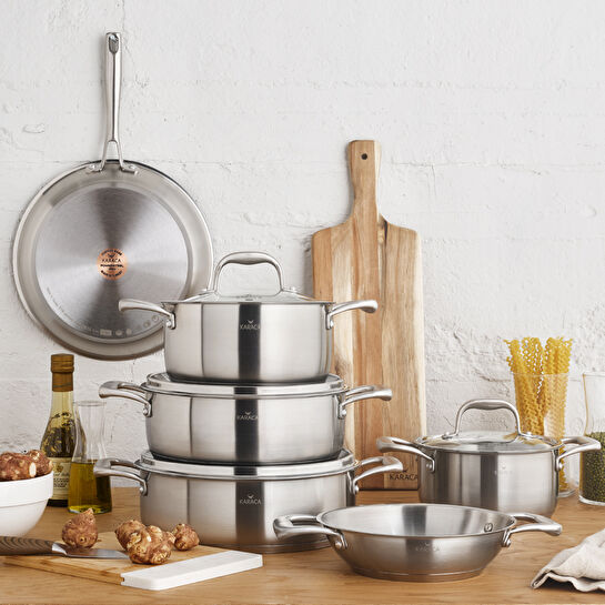 Karaca Tottori 3Ply PowerSteel Pro 316+ Çelik Sahan 20 cm