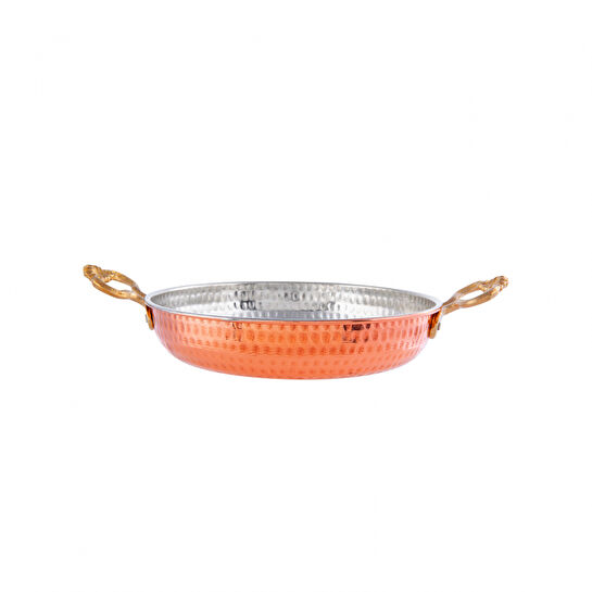 KARACA ANTIK BAKIR SAHAN 20 CM