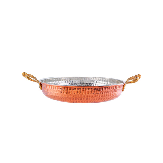 KARACA ANTIK BAKIR SAHAN 22 CM