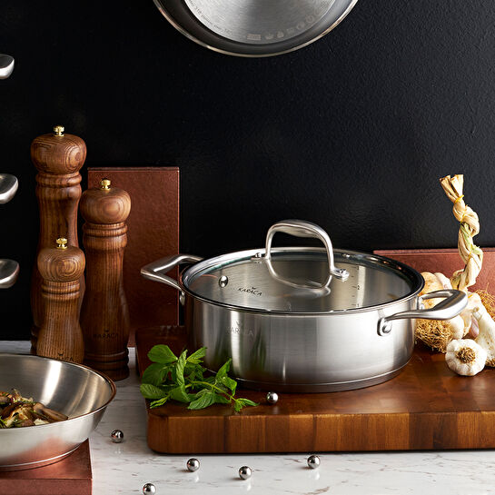 Karaca Tottori 3Ply PowerSteel Pro 316+ Çelik 28 cm 4