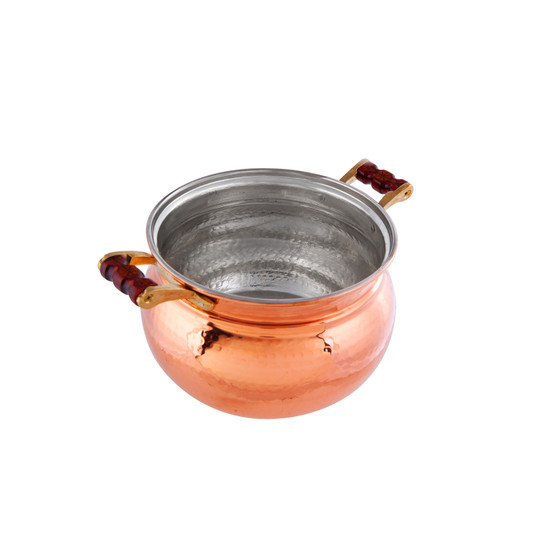 Karaca Nish Copper New Tombik Bakır Tencere 21 cm