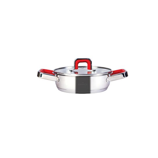 Karaca Merlot 6 Parça Çelik Sahan Seti