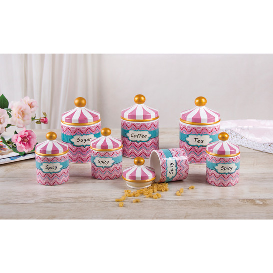 Karaca Pink Circus 7li Baharat Takımı