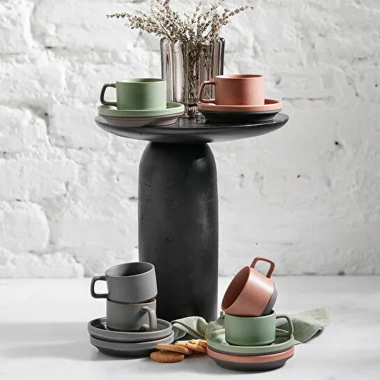 Karaca Stone Green 2 Kişilik Kahve Fincanı Takımı
