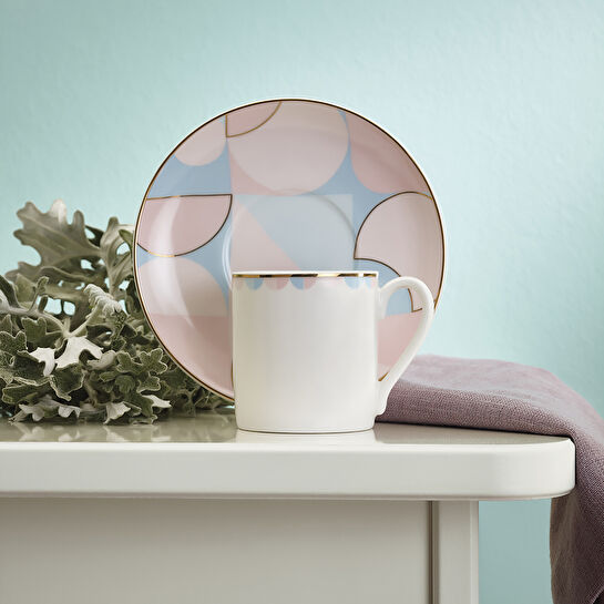 Karaca Pixy 6 Kişilik Kahve Fincan Takımı 90 ml