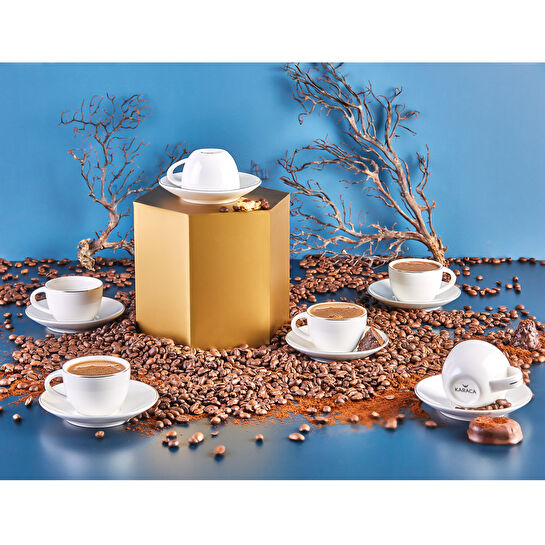 Karaca Pool 6 Kişilik Kahve Fincan Takımı