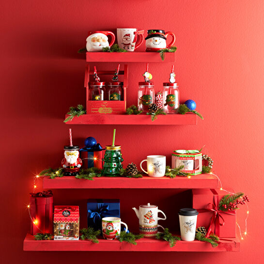 Karaca Natale Star Porselen Kupa/Mug