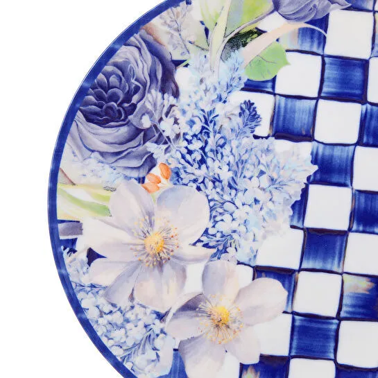 KARACA DAMA ÇİÇEKLİ SERVİS TABAĞI