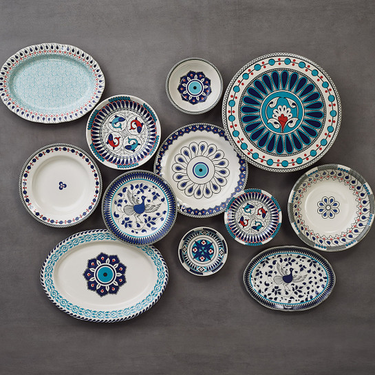 Karaca Mai Selçuklu Serisi Oval Tabak 31 cm