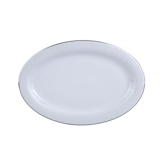 Karaca Silvermask Platin 60 Parça 12 Kişilik Porselen Yemek Takımı