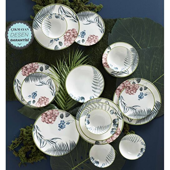 Karaca Rosa 6 Kişilik 24 Parça Yemek Takımı