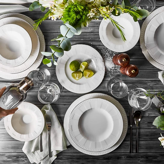 Karaca Platinum 24 Parça 6 Kişilik Yemek Takımı