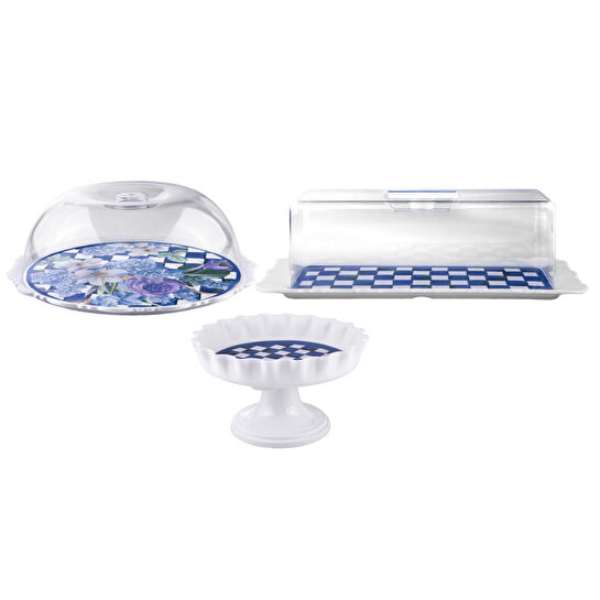 Sarah Anderson Melamin Dama Pasta Servis Takımı