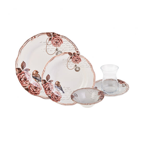 Karaca Yadigar 18 Parça 4 Kişilik Kahvaltı Takımı