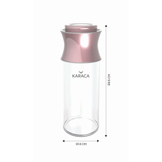 KARACA ROSEGOLD KAVANOZ L 12610010019