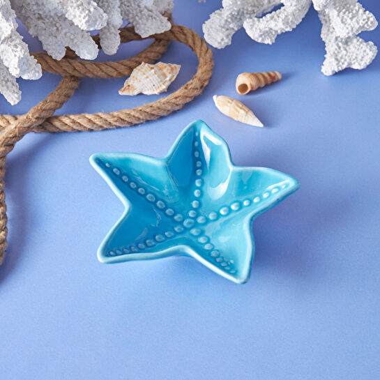 Karaca Marine Soul Yıldız Çerezlik Mavi 16 cm