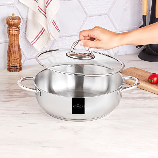Karaca Jump Çelik Karnıyarık Tencere 28 cm 