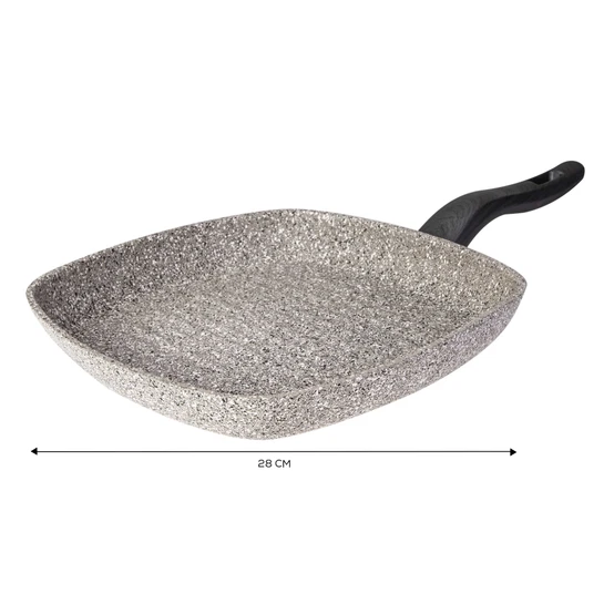 Karaca Dark Silver Biogranit 28 cm Grill Tava
