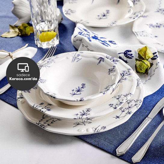Karaca Verona 12 Parça 4 Kişilik Stoneware Yemek Takımı