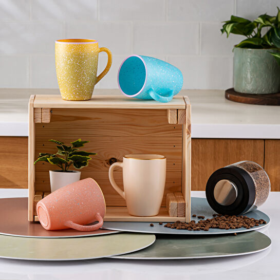 Karaca Vim Sarı Cam Kupa/Mug