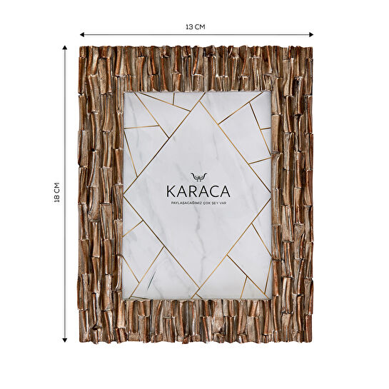 Karaca Eva Wood Gold Çerçeve