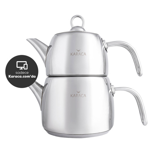 Karaca PowerSteel 316+ Çelik Large Çaydanlık Takımı