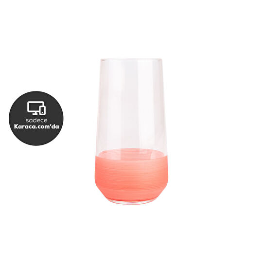 Karaca Matte Pembe Meşrubat Bardağı