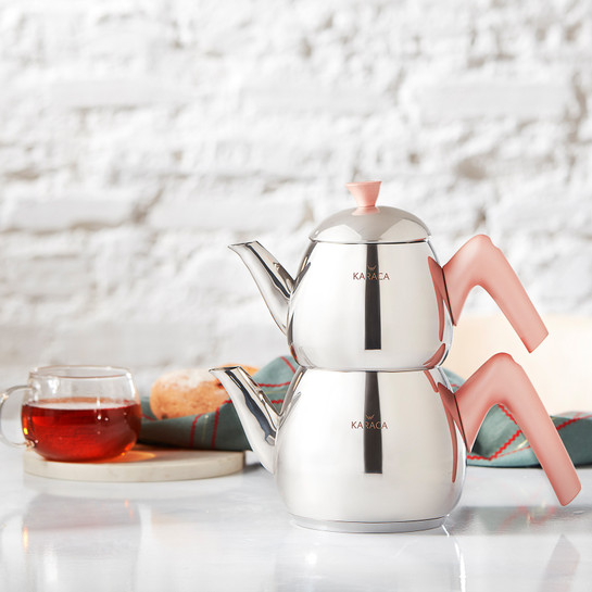 Karaca Merkür Mini Small Rose Çaydanlık Takımı
