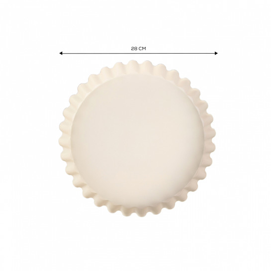 KARACA LEXA CREAM DALGALI KEK KALIBI 28 CM