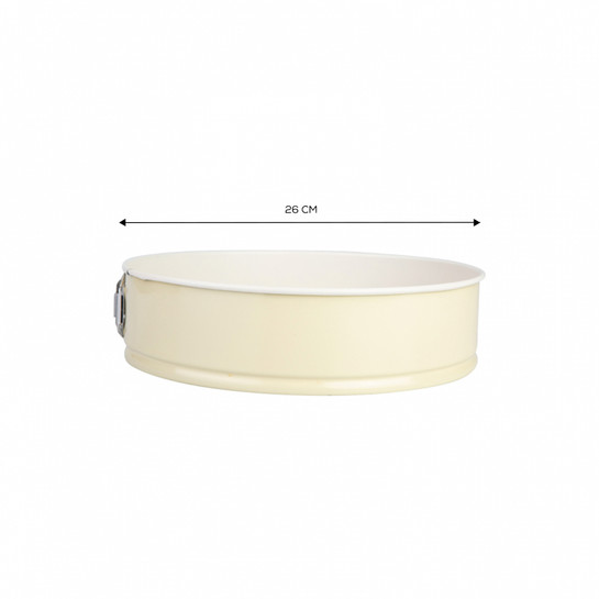 KARACA LEXA CREAM KELEPÇELİ KEK KALIBI 26 CM
