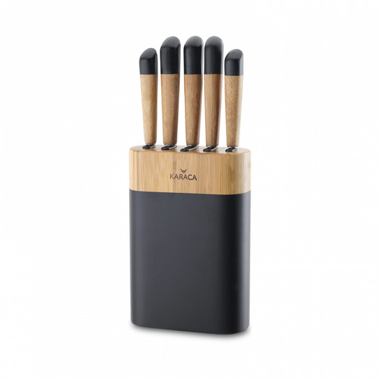 Karaca Maple Black 6 Parça Bıçak Seti