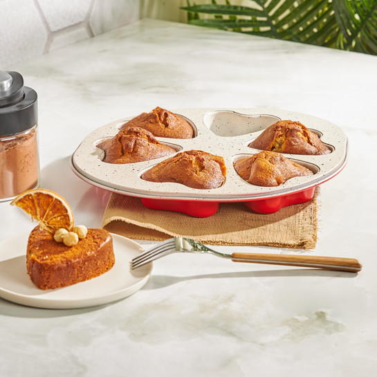 Karaca Amour 6lı Muffin Kek Kalıbı