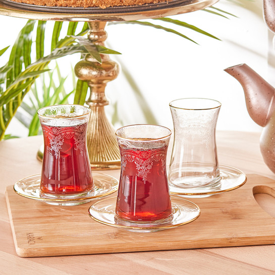 Karaca Lace Yeni 6 Kişilik Çay Seti