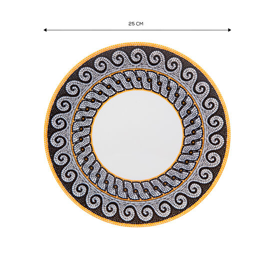 Karaca Zeugma Servis Tabağı Beyaz 25 cm 