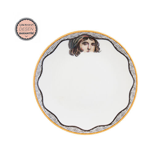 Karaca Zeugma Beyaz Pasta Tabağı 19 cm