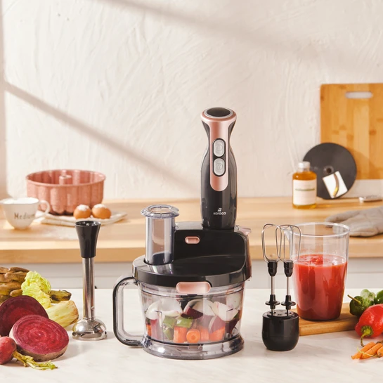 Karaca Pro-Multimax 1001 Black Rose Robot Blender Set